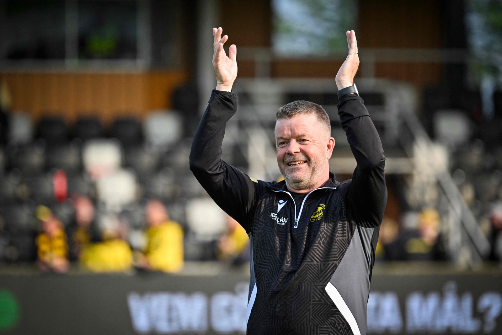 "Um objetivo razoável seria passar da fase eliminatória" para chegar à temporada regular, acredita o treinador — Foto: Johan Nilsson/TT News Agency/AFP