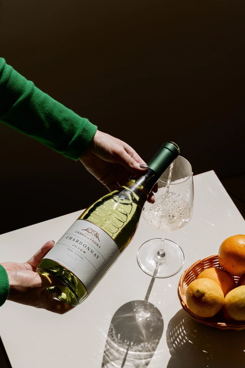 O Cerro de Pedra Chardonnay — Foto: Divulgação