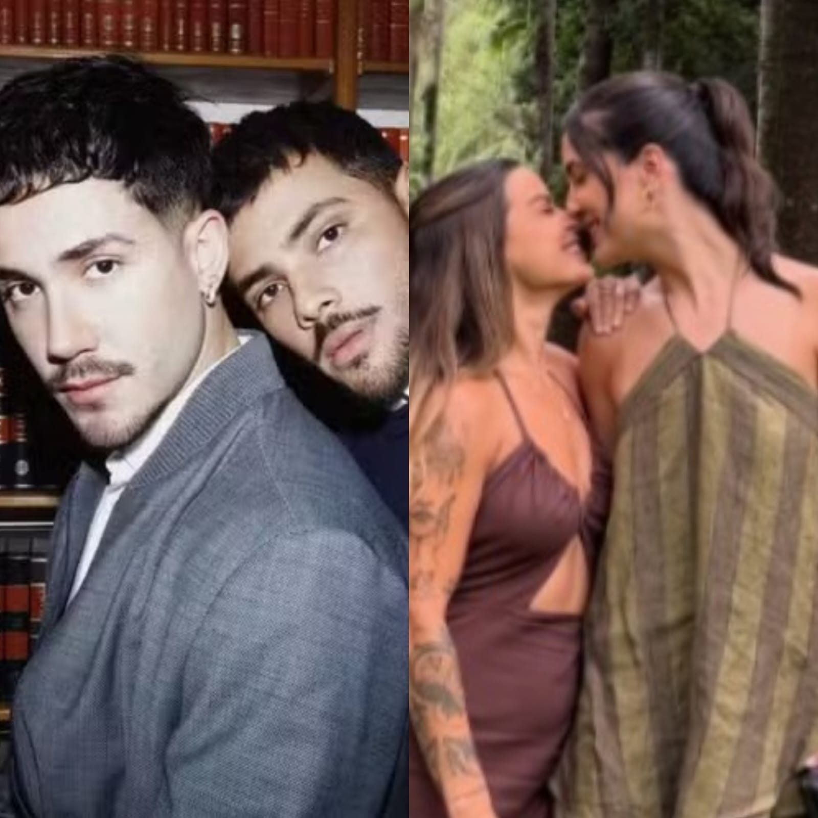 Famosos LGBTQIA+ e seus parceiros em destaque na TV