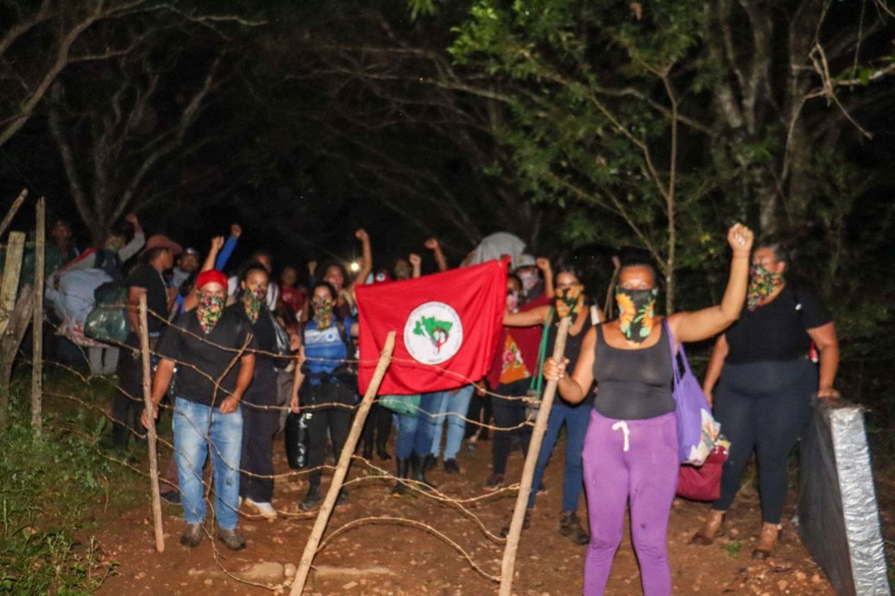 MST invade fazenda em Minas Gerais — Foto: Divulgação/MST
