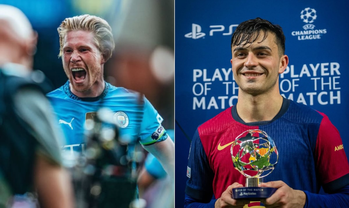 Manchester City estuda pagar R$ 620 milhões por meia do Barcelona para substituir De Bruyne, diz jornal