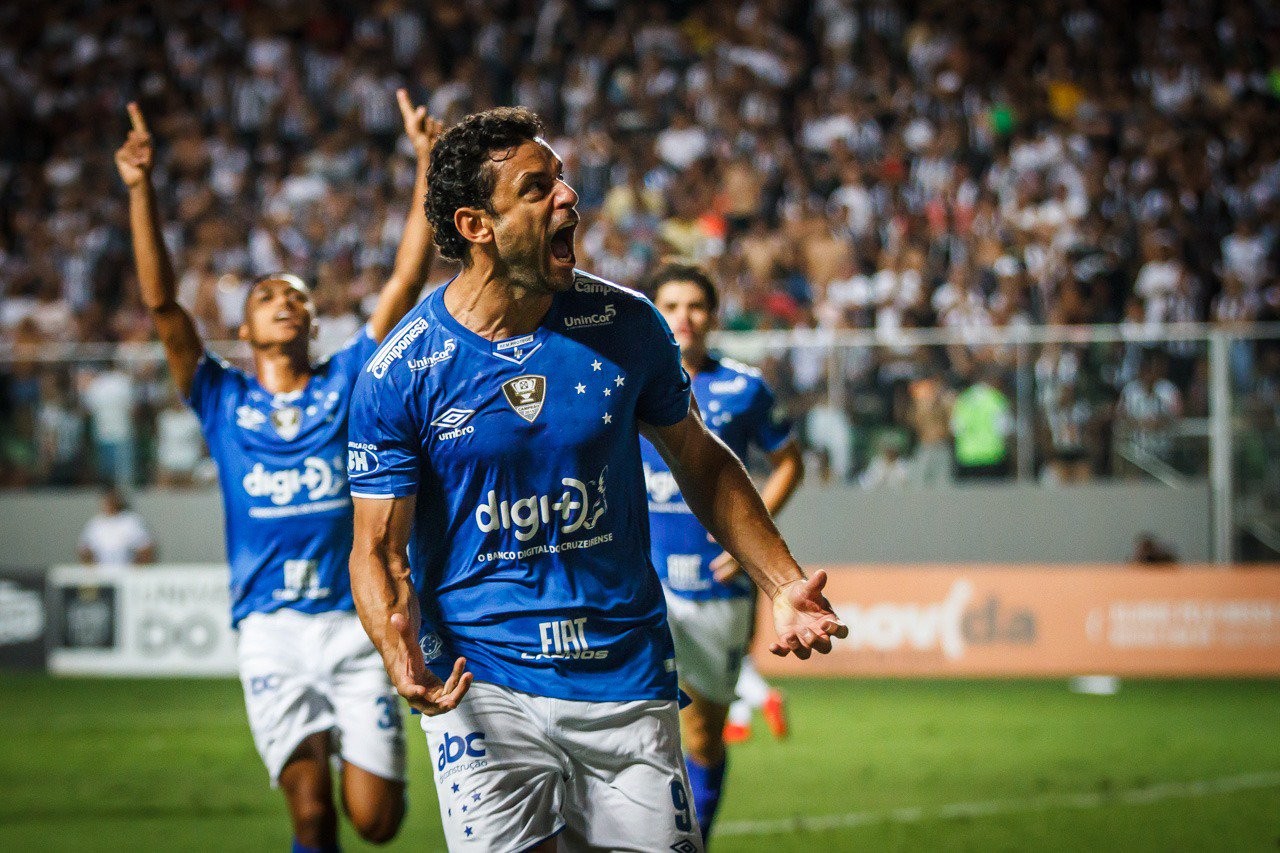 Com duas passagens pelo Cruzeiro, Fred anotou 81 gols em 140 jogos pelo clube — Foto: Divulgação / Cruzeiro