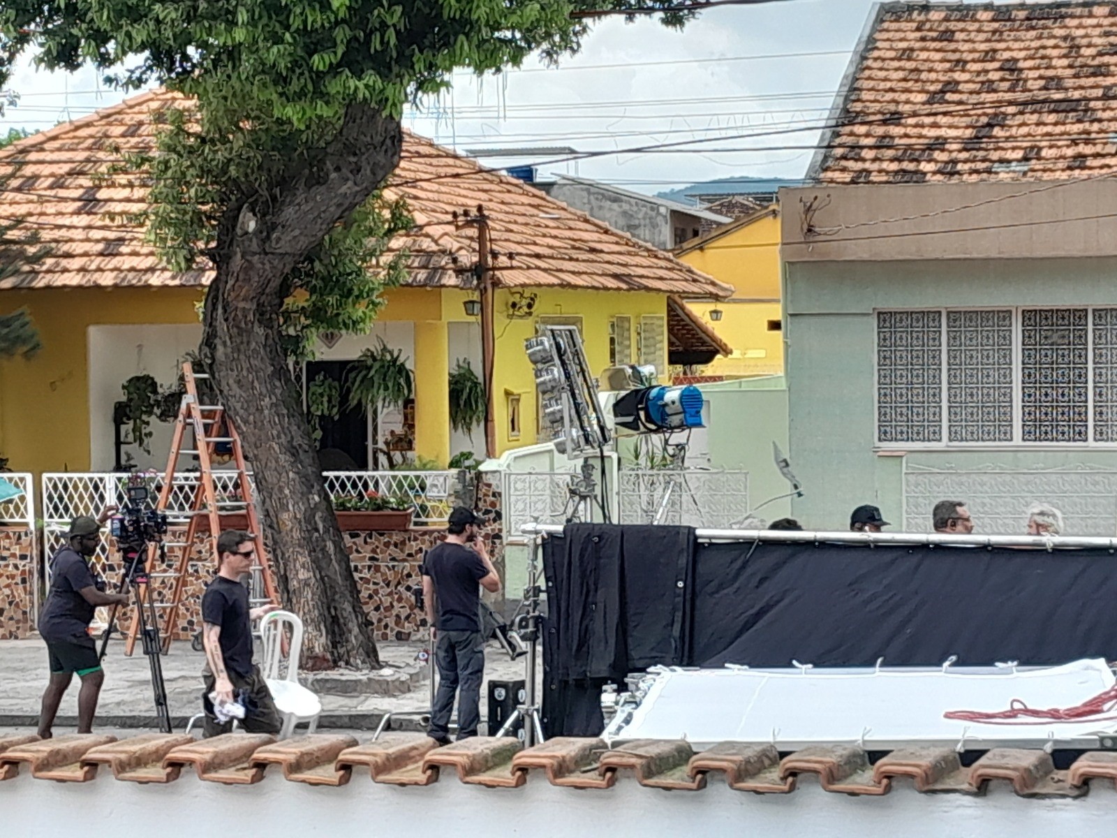 Filming location on Rua Engenheiro Emílio Baumgarth, in Marechal Hermes — Photo: Personal collection
