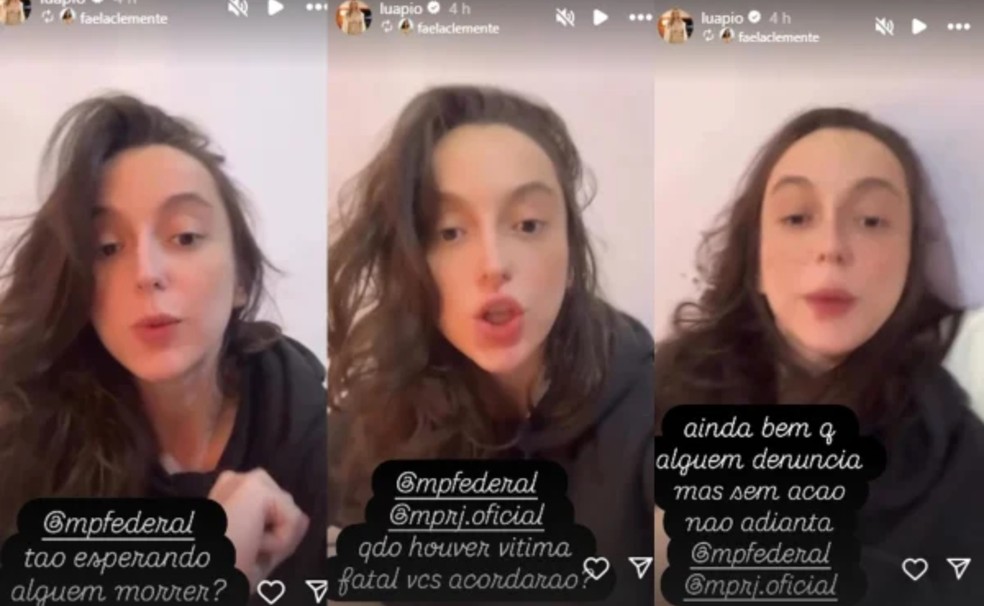 Luana Piovani critica Dado Dolabella e cobra a&ccedil;&atilde;o das autoridades ap&oacute;s pol&ecirc;mica com Marcela &mdash; Foto: Reprodu&ccedil;&atilde;o Instagram