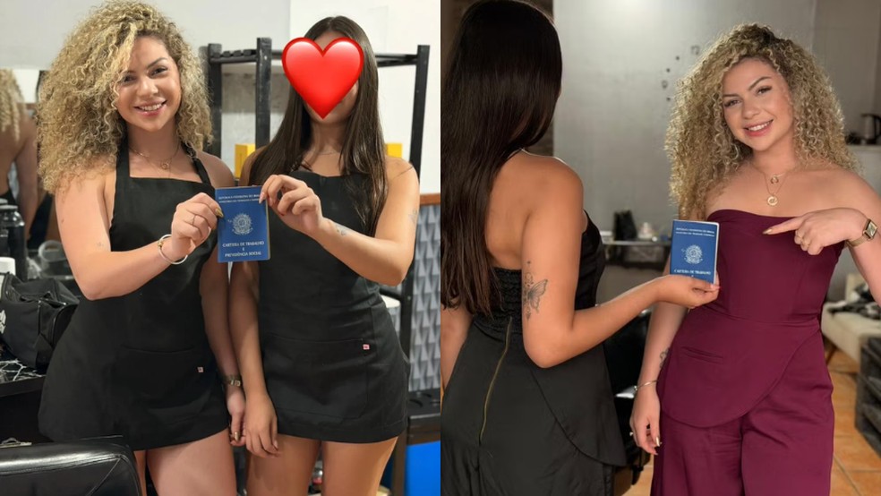 Vaga de R$ 10 mil em barbearia nudista é preenchida e foto da contratação divide opiniões — Foto: Divulgação CO Assessoria