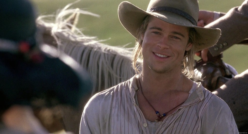 Brad Pitt como "Tristan Ludlow" — Foto: Reprodução