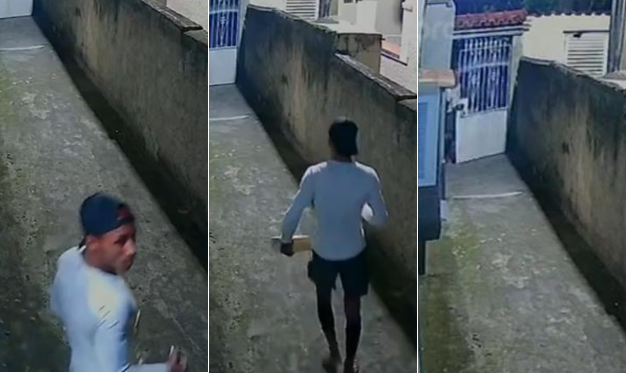 Ladrão invade casa enquanto moradores dormiam, foge sem ser visto e 'devolve' chave; vídeo