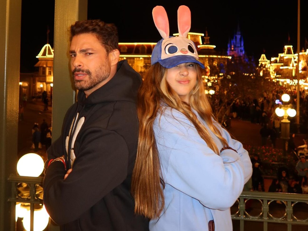 Cauã Reymond e a filha, Sofia — Foto: Reprodução/Instagram