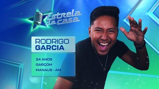Rodrigo Garcia participa do 'Estrela da casa' — Foto: Divulgação