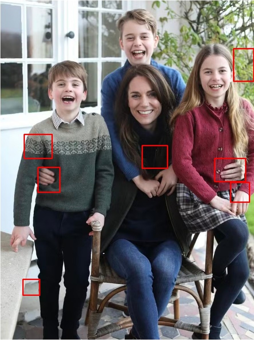 Os erros na foto de Kate Middelton