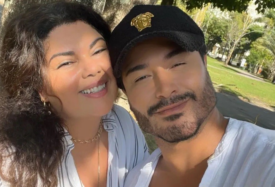 Fabiana Karla e Diogo Mello anunciaram o divórcio em fevereiro de 2024 — Foto: Reprodução Instagram