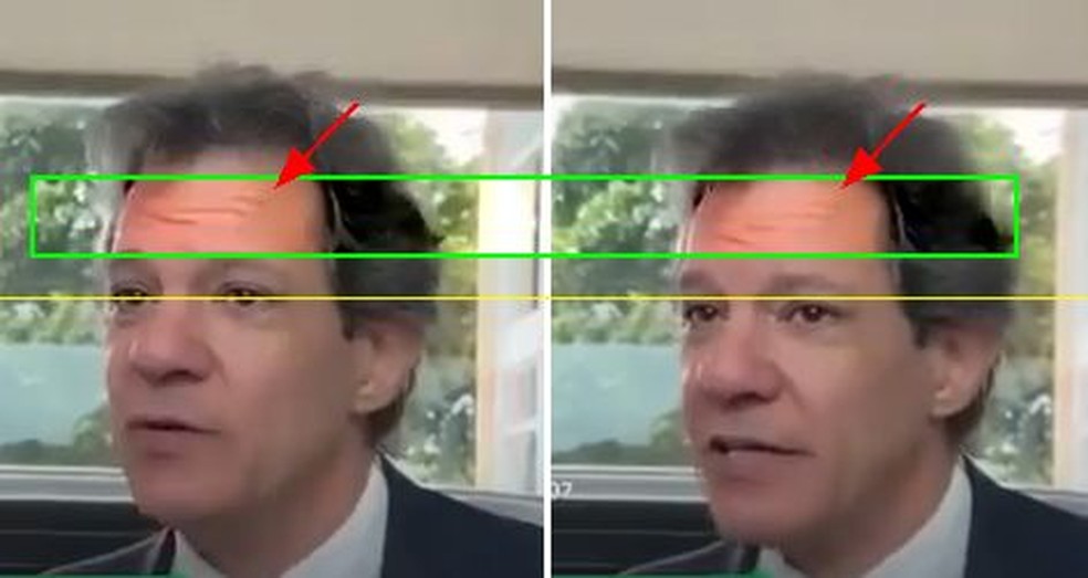 Expressões faciais podem ficar distorcidas após manipulação por IA — Foto: Reprodução/Redes sociais/Edição de Tiago Freire