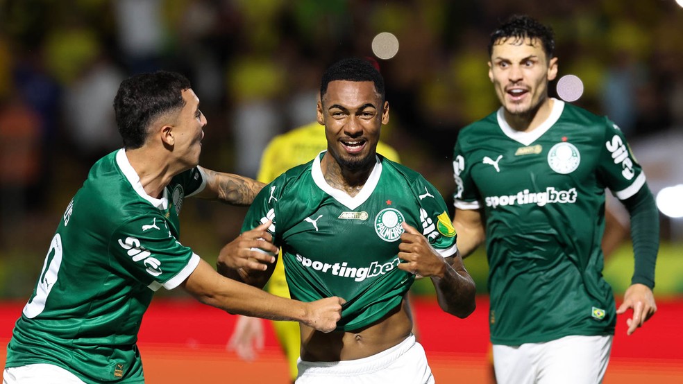 Palmeiras se classificou no Paulistão — Foto: Cesar Greco/Palmeiras