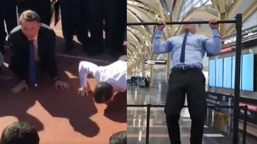 Montage with the two moments — Photo: Screenshot/Social networks