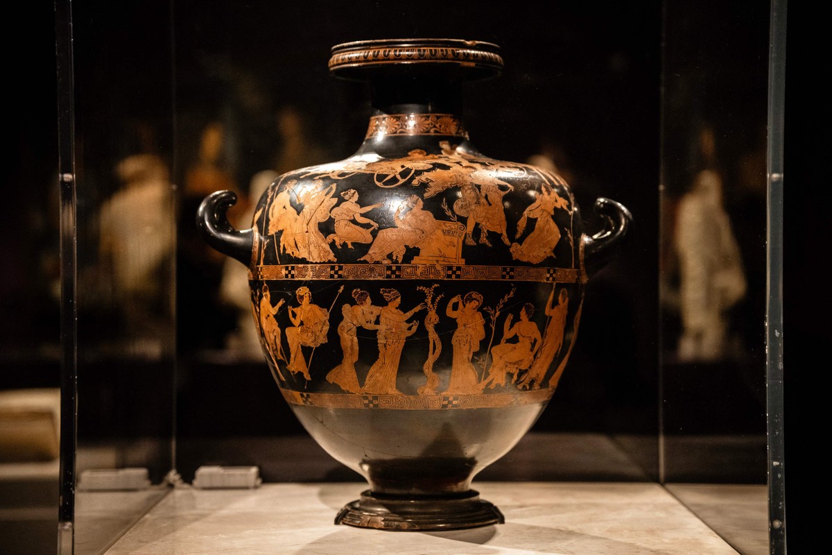 De volta para casa: veja fotos da relíquia grega emprestada pelo Museu ...