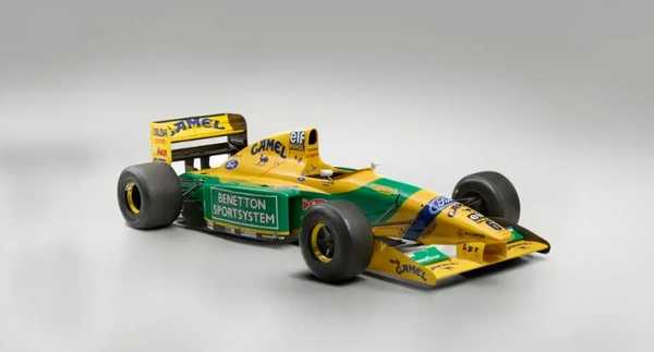 ベネトン　フォーミュラ1 benetton formula1 35φ前期型 Benetton-Ford 191 pilotado por Schumacher em sua 1ª temporada