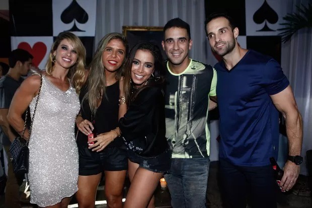 O apresentador André Marques e Anitta mantiveram um breve relacionamento em 2015, e são amigos até hoje  — Foto: Divulgação
