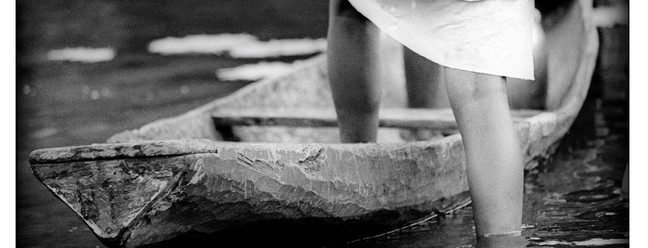 'Barra de saia', registro em Caraparu (PA), em 1984 — Foto: Divulgação/Leila Jinkings