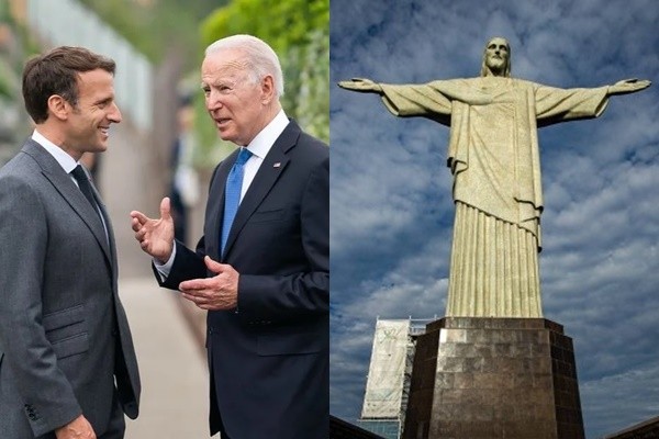 G20: Família de Biden e primeira-dama de Macron visitam o Cristo Redentor