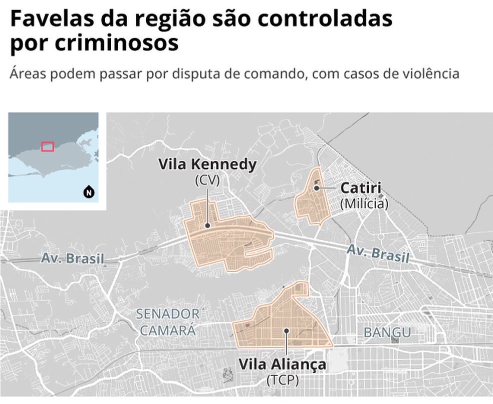 Rio conflagrado: cinco regiões são alvo de disputas armadas entre ...