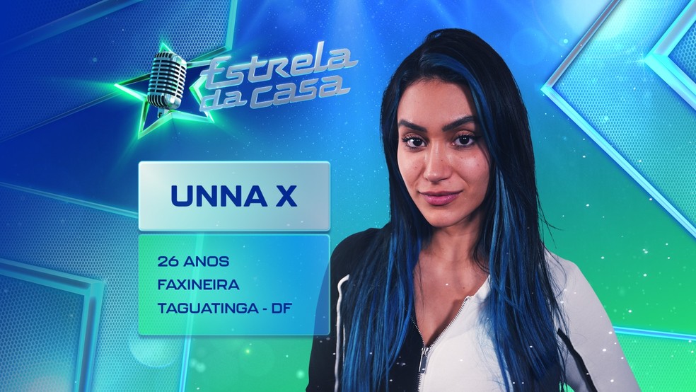 Unna X participa do 'Estrela da casa' — Foto: Divulgação