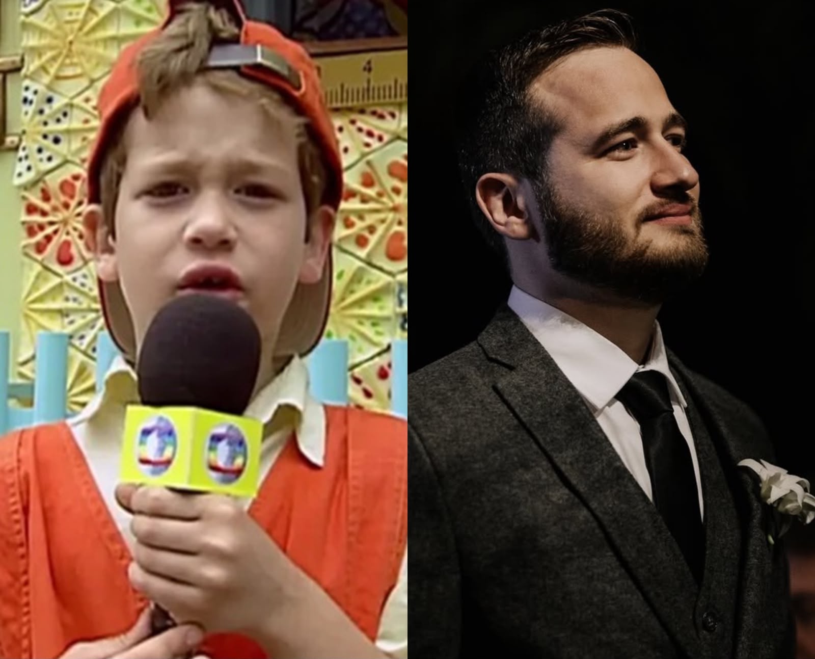 Conhecido por novelas como "O beijo do vampiro" e "Chocolate com pimenta", Guilherme Vieira foi um dos primeiros apresentadores da TV Globinho. Ele era conhecido na atração como Prego. Hoje trabalha no mercado de games — Foto: Reprodução
