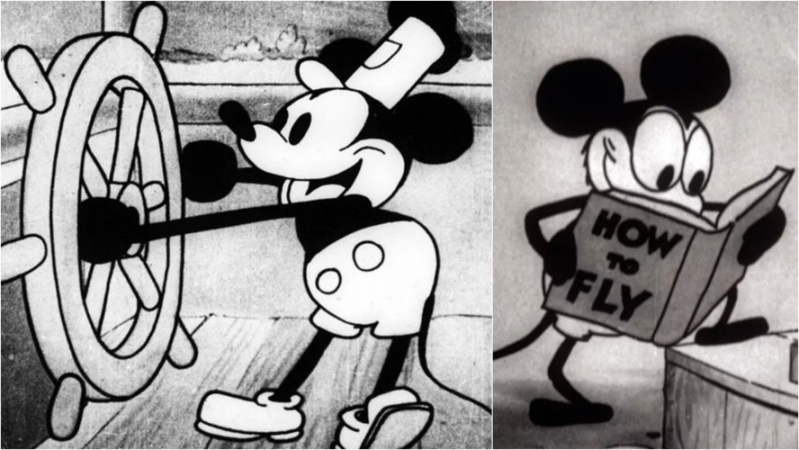Versão do Mickey Mouse vai virou domínio público em Janeiro de 2024
