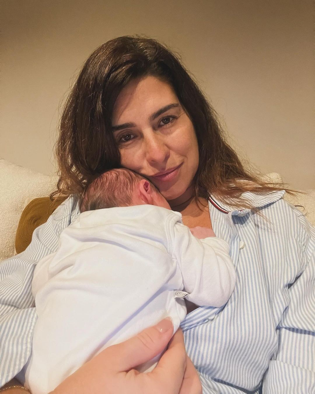 Fernanda Paes Leme deu à luz Pilar, no dia 18 de abril deste ano — Foto: Reprodução / Instagram
