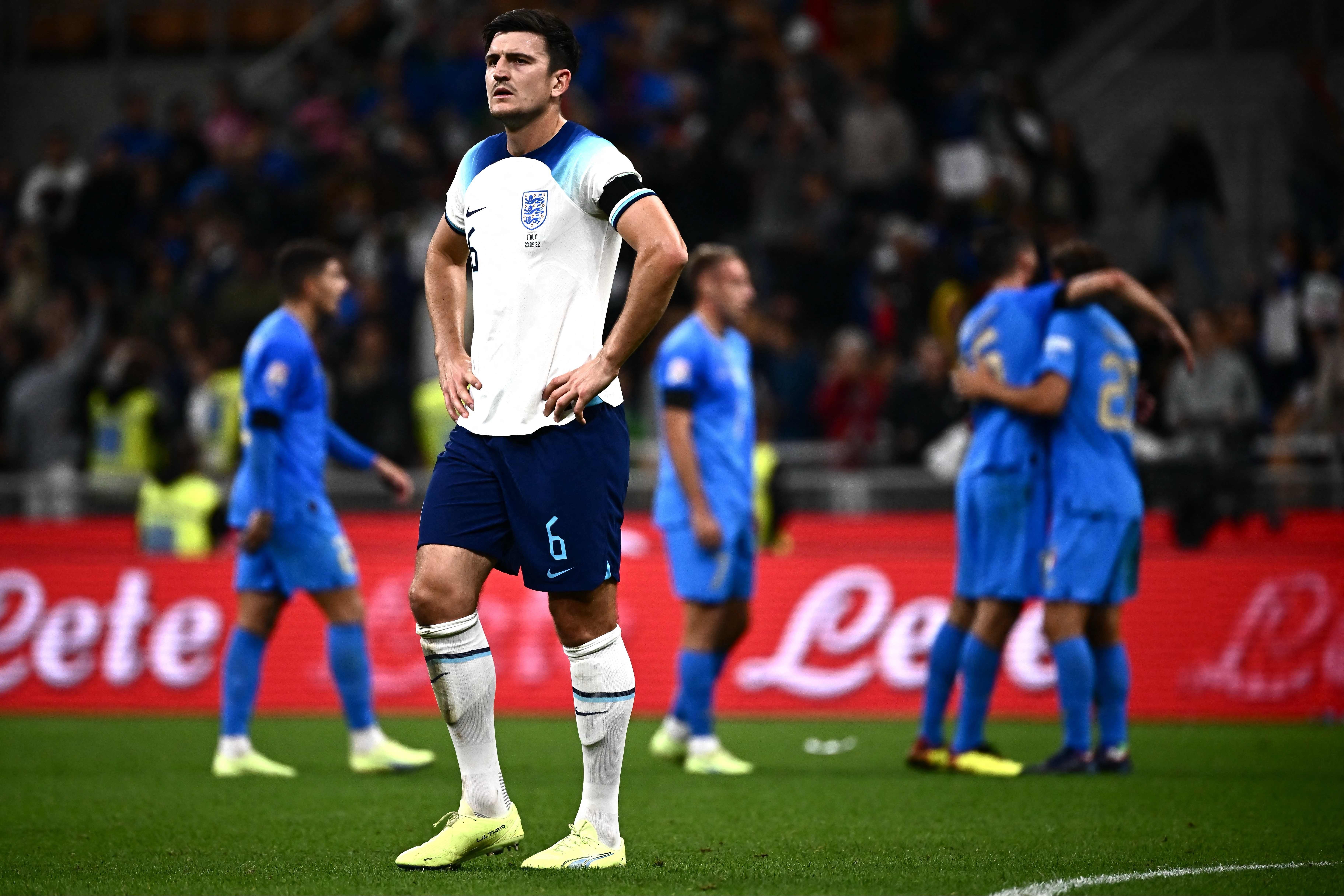 Maguire diz que foi informado que estava fora da Copa por uma videochamada 'constragedora'