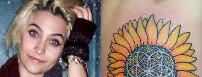 Girassol no antebraço — Foto: Reprodução