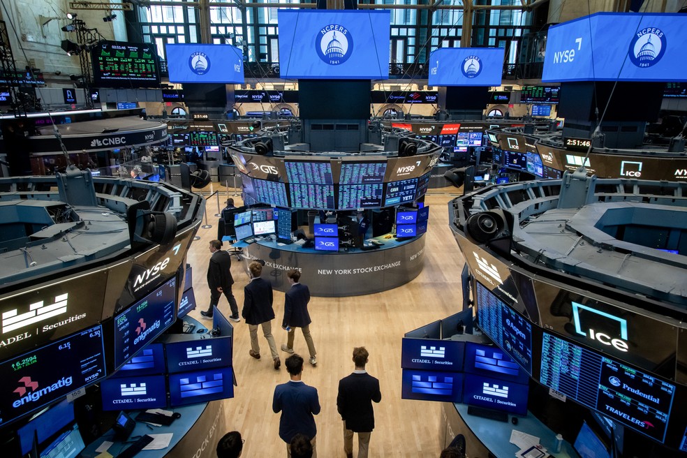 S&P 500 oscila perto do pico — Foto: Bloomberg