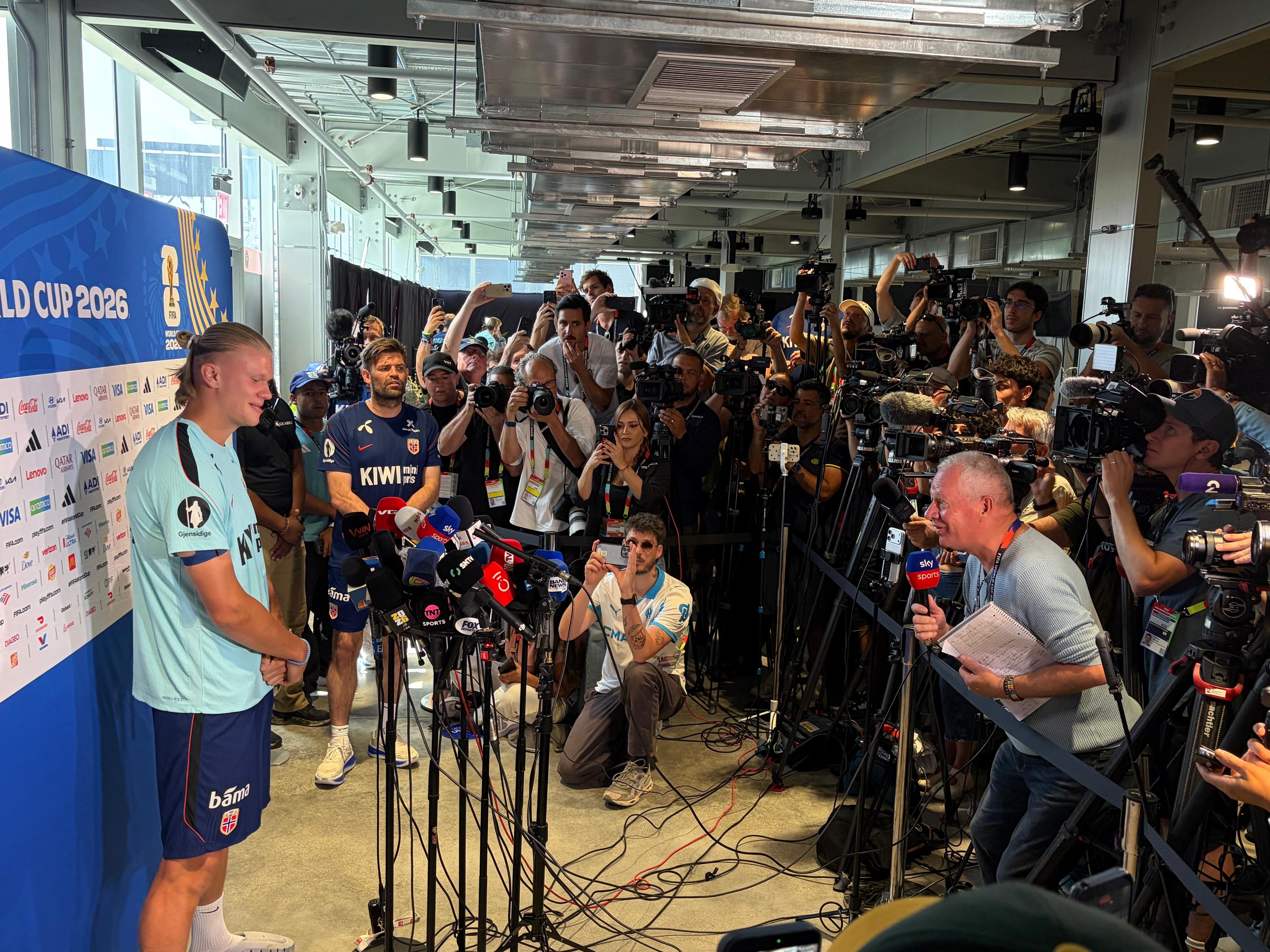 Antes das quartas de final, Haaland aponta Inglaterra como uma das favoritas e joga pressão no adversário