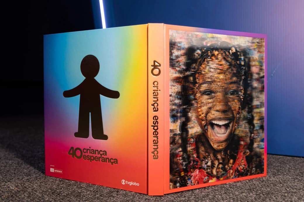 Livro e selo dos Correios celebram 40 anos do Criança Esperança