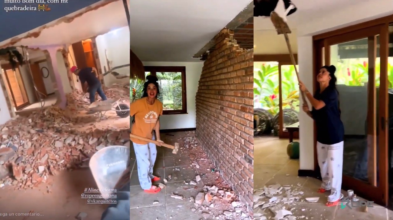 A casa de Aline Campos, no Itanhangá — Foto: Reprodução/YouTube/Rope Engenharia