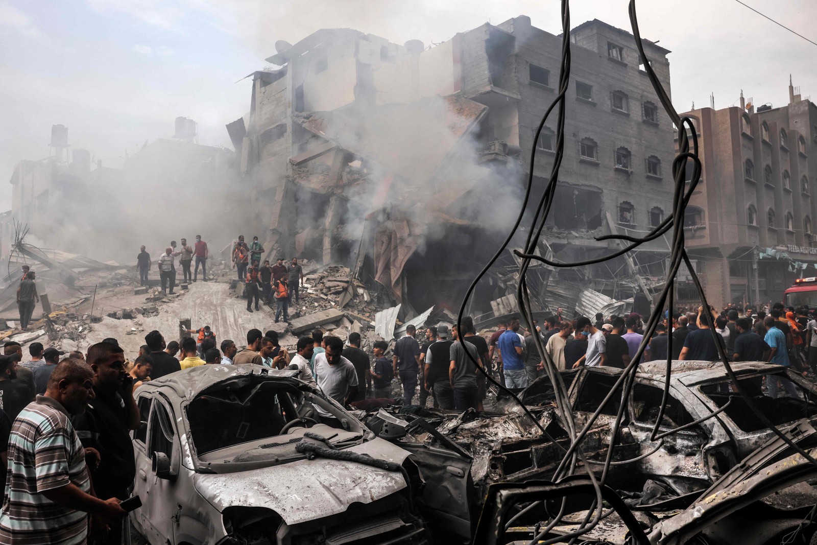 Na Faixa de Gaza, imagens mostram a realidade de crianças durante a ...