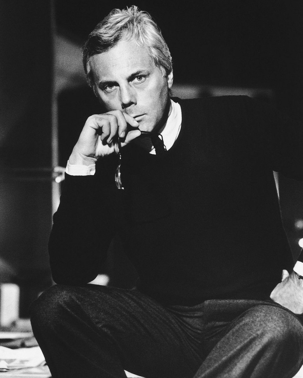 Giorgio Armani nasceu em 1934, em Placncia, na Itlia. - Foto: Reproduo/instagram @giorgioarmani