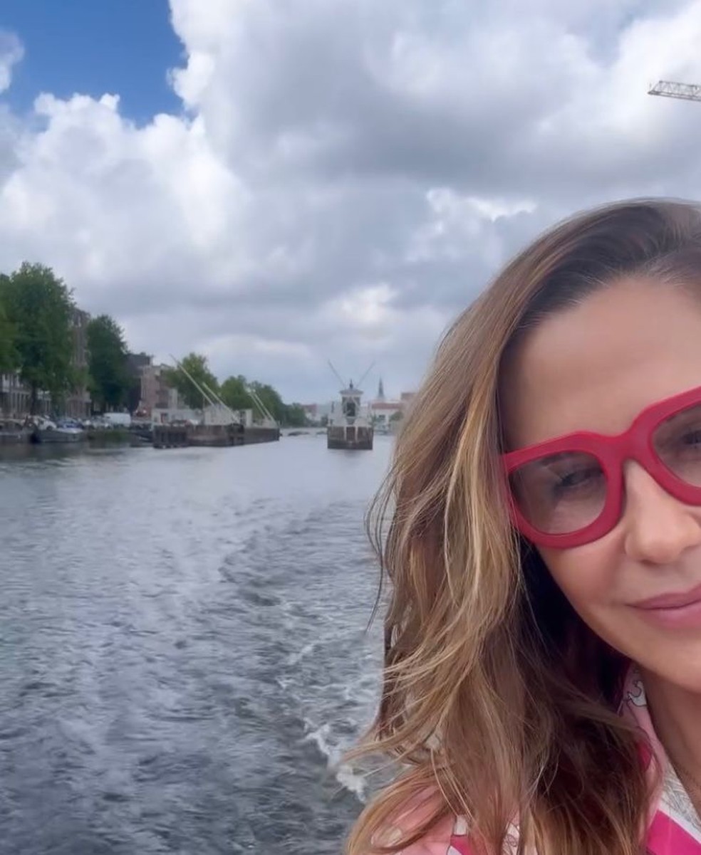 A atriz Guilhermina Guinle em Amsterdam — Foto: Reprodução/Instagram