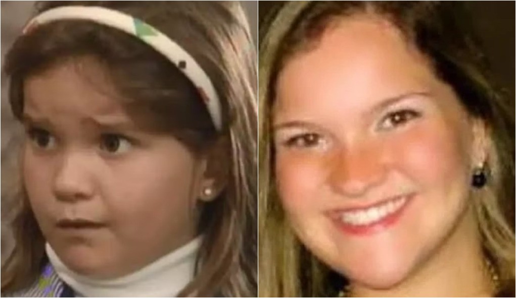 Viviane Pinheiro foi a Paty de 'A viagem'. Ela não tem mais nenhuma ligação com a carreira artística. A trama de Ivani Ribeiro foi a única dela. Em 2009, ela se formou em publicidade. Atualmente, é coordenadora de marketing da Fundação Getulio Vargas (FGV), no Rio, função que exerce desde 2018  — Foto: Reprodução/Globo e Instagram