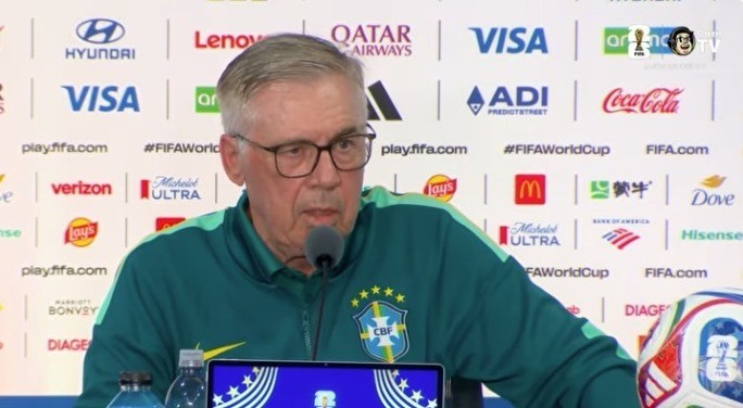 Ancelotti projeta jogo da seleção brasileira contra o Japão na Copa do Mundo