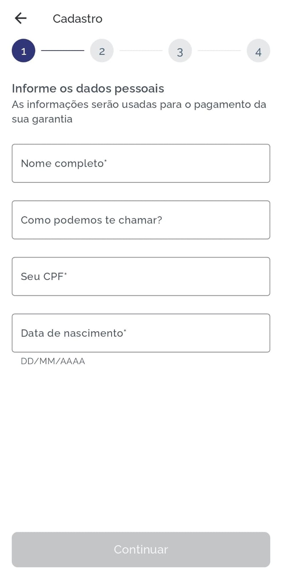 Passo a passo: como requisitar aplicações do Master pelo aplicativo do FGC — Foto: Reprodução