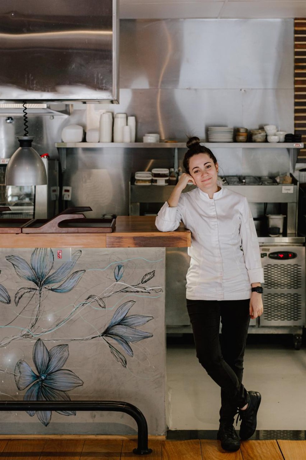 Primeira brasileira no Bocuse d’Or, ela lidera duas casas em SP — Foto: Thays Bittar