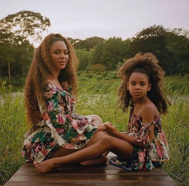 Beyoncé e Blue Ivy — Foto: Reprodução 