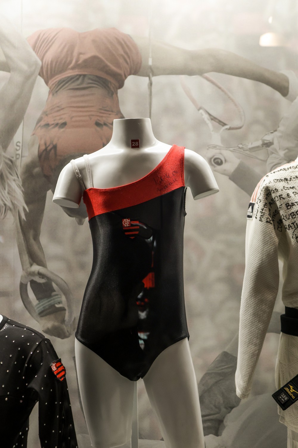 Collant de Rebeca Andrade, de 2012, quando a ginasta era juvenil. Foto: Gabriel de Paiva/ Agência O Globo