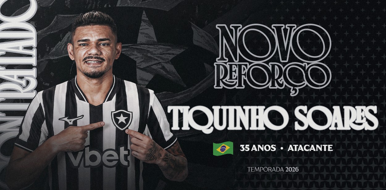 Tiquinho Soares retorna ao Botafogo e promete nova fase no clube