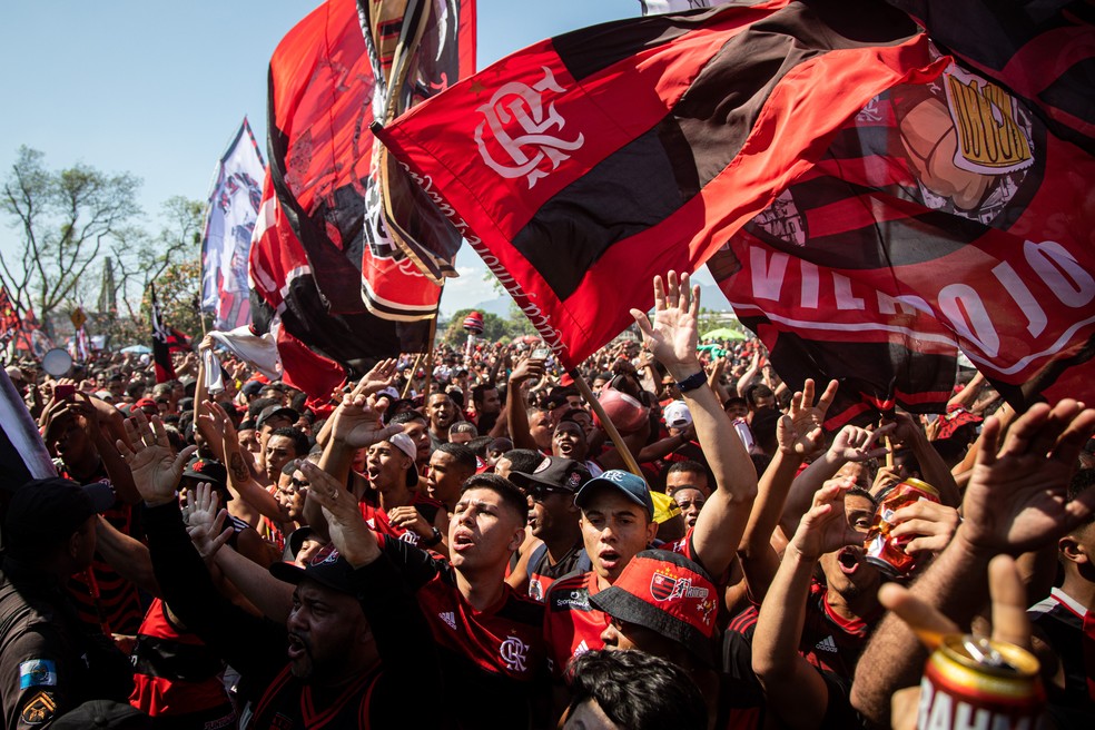 Com a paixão dos rubro-negros, Flamengo já conseguiu 3,3 milhões de clientes para seu banco digital  — Foto: Hermes de Paula/Agência O Globo