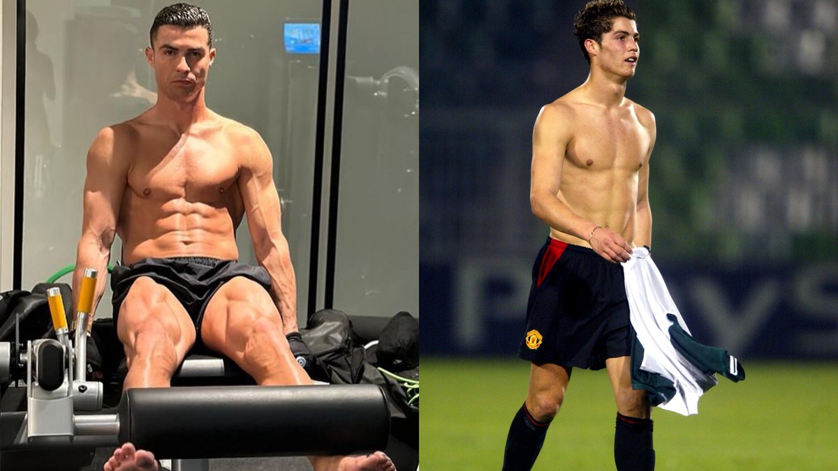 A evolução do corpo de Cristiano Ronaldo: veja hábitos que ajudam o ...