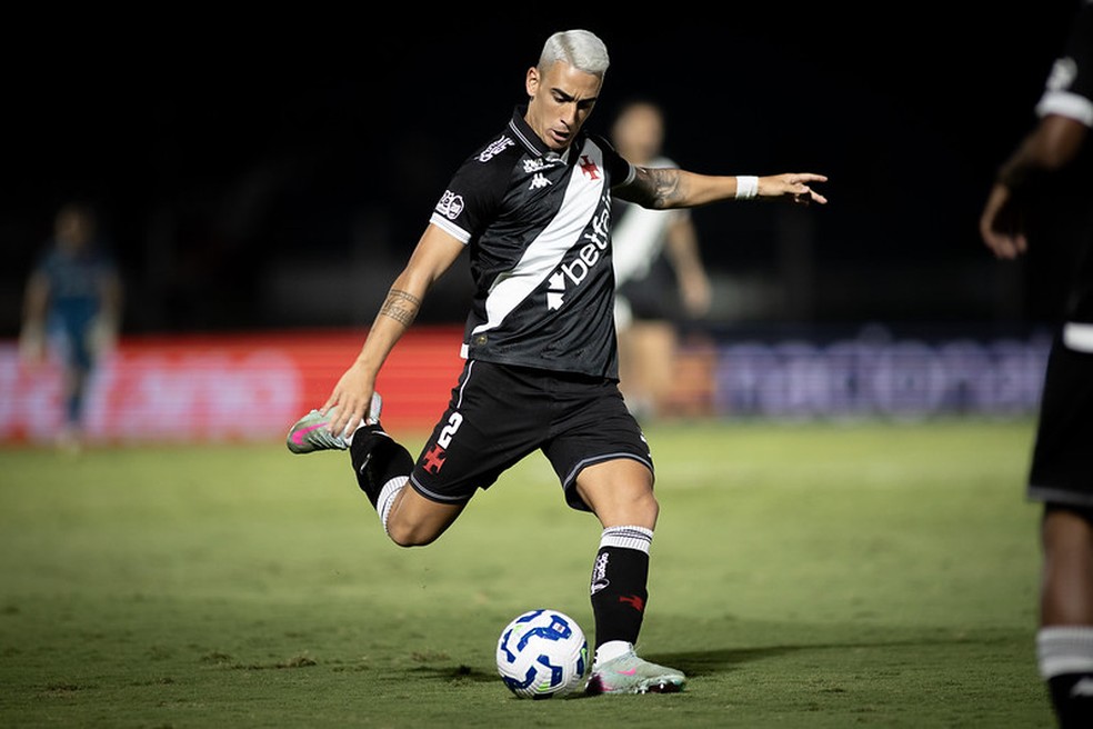 Puma Rodriguez tem sua maior sequência de jogos pelo Vasco em 2025 — Foto: Matheus Lima/Vasco