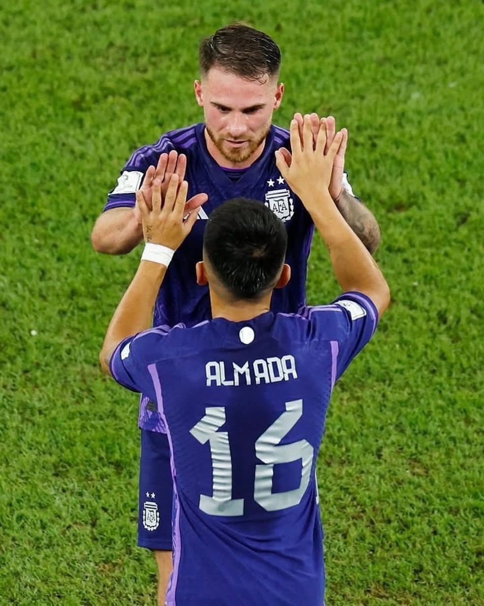 Thiago Almada disputou 13 minutos na Copa de 2022 &mdash; Foto: Reprodu&ccedil;&atilde;o