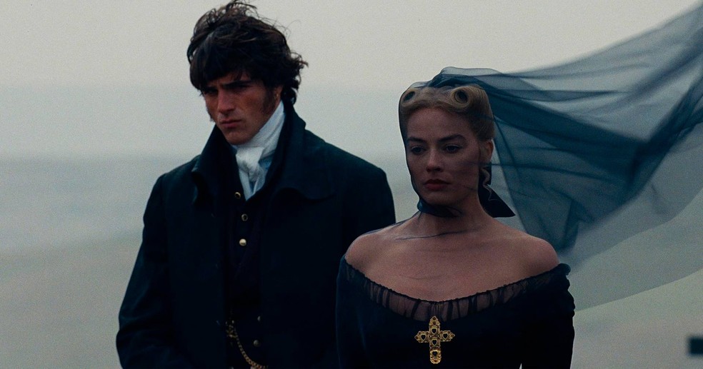 Adaptação de 'O morro dos ventos uivantes', com Jacob Elordi e Margot Robbie — Foto: Divulgação