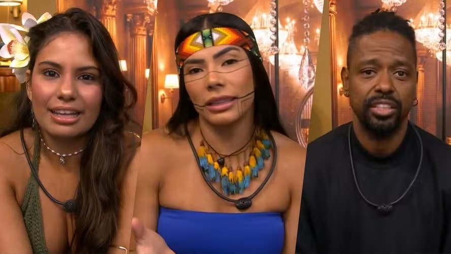 Enquete BBB 26: parcial atualizada aponta rejeição de mais de 50% no paredão entre Gabriela, Boneco e Marciele